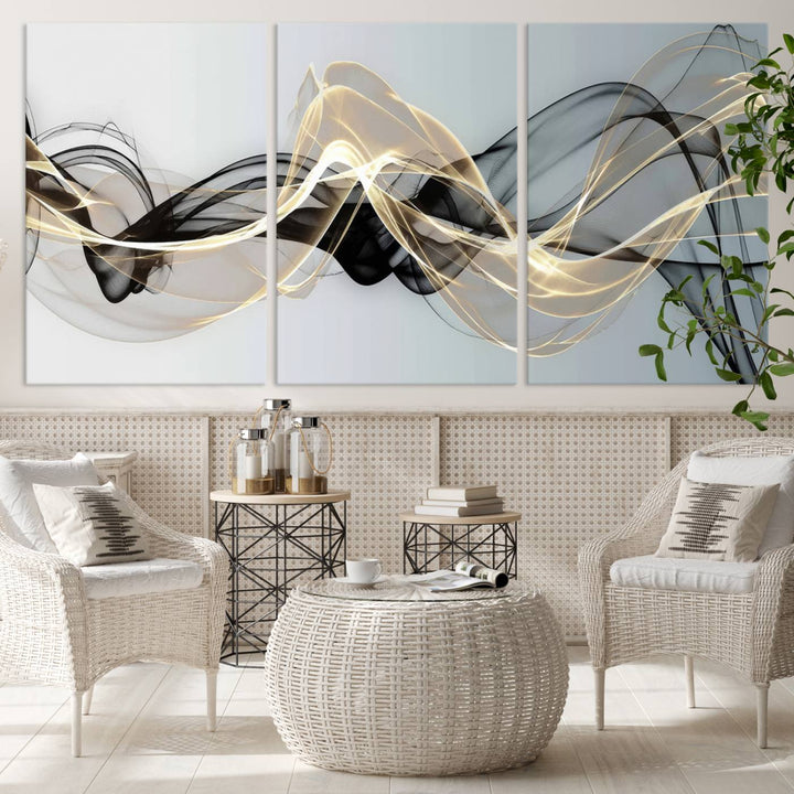 Modern Abstract Art Multi Panel Wall Art Canvas Print