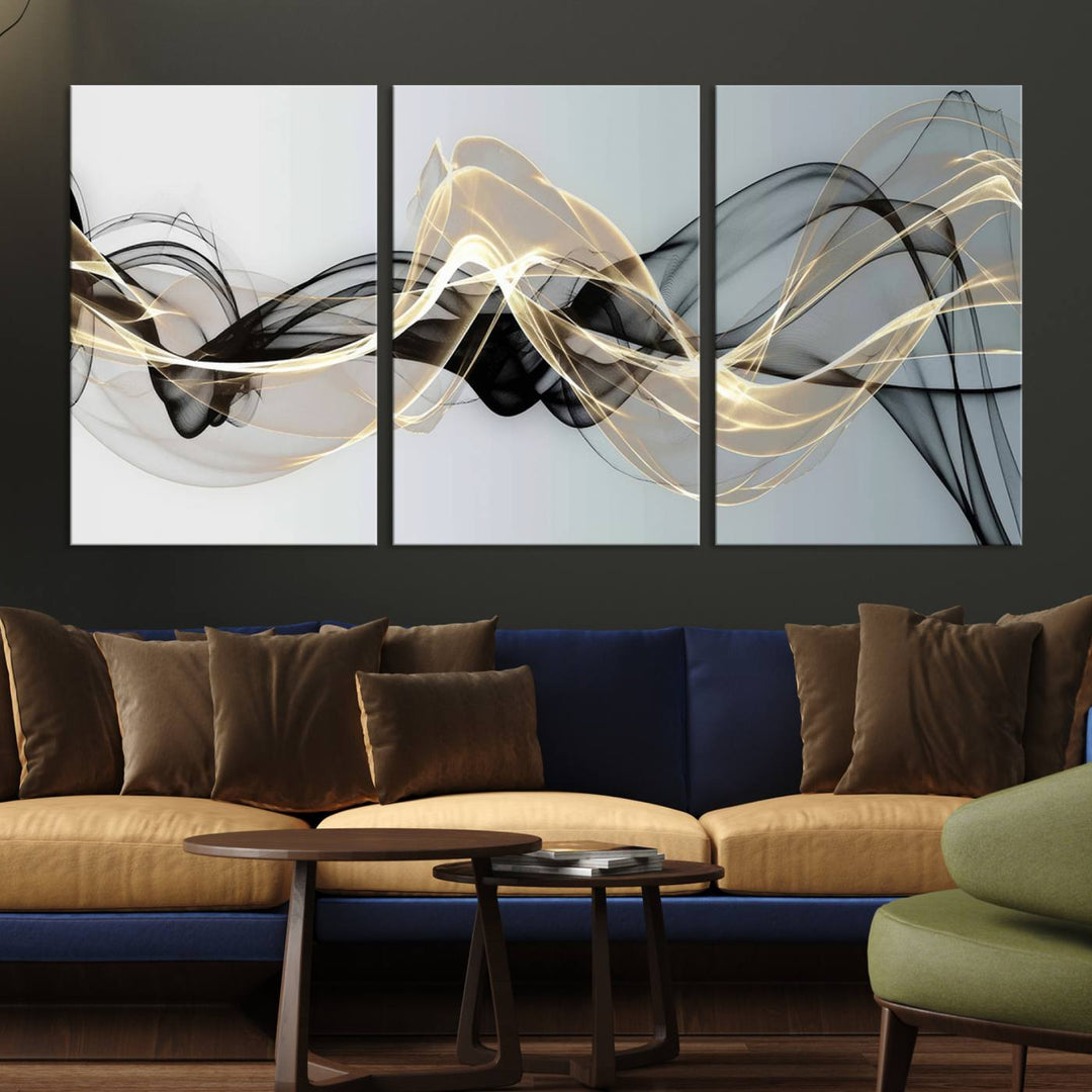 Modern Abstract Art Multi Panel Wall Art Canvas Print