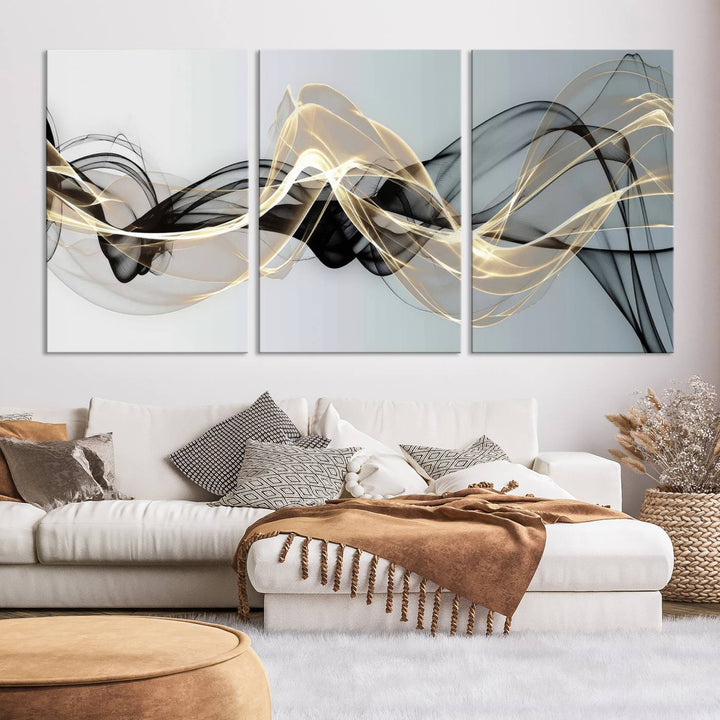 Modern Abstract Art Multi Panel Wall Art Canvas Print