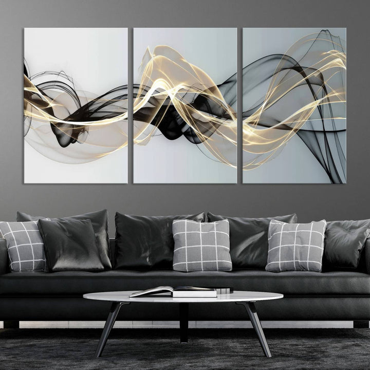 Modern Abstract Art Multi Panel Wall Art Canvas Print