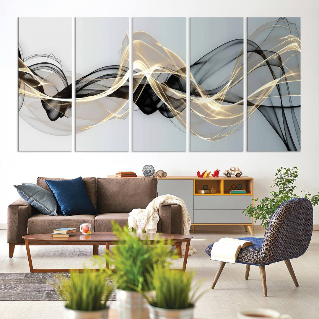 Modern Abstract Art Multi Panel Wall Art Canvas Print