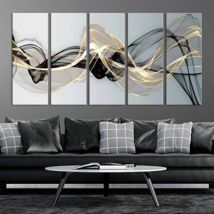 Modern Abstract Art Multi Panel Wall Art Canvas Print