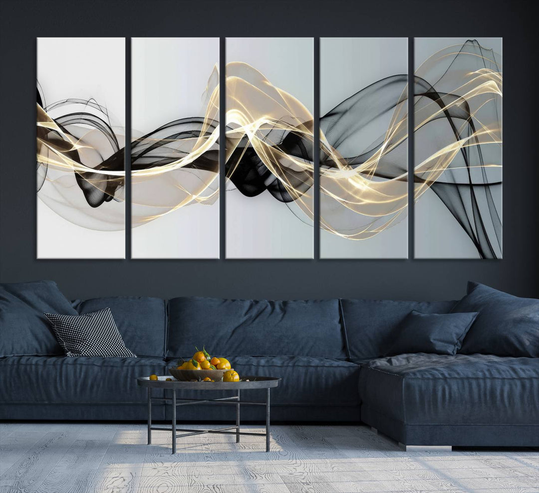 Modern Abstract Art Multi Panel Wall Art Canvas Print