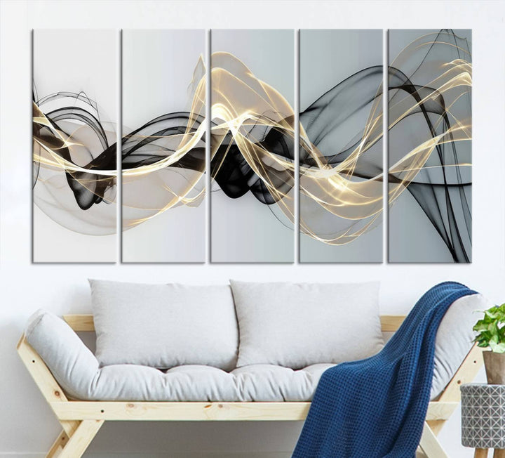 Modern Abstract Art Multi Panel Wall Art Canvas Print