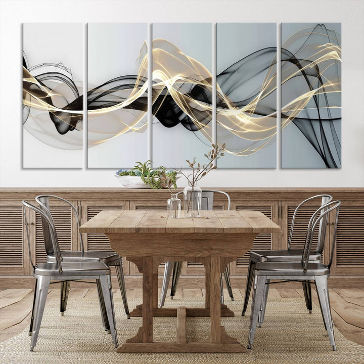 Modern Abstract Art Multi Panel Wall Art Canvas Print