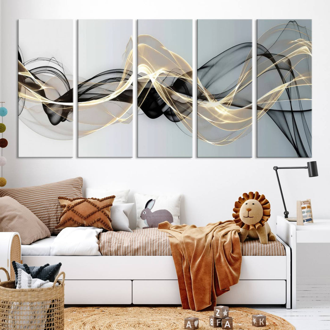 Modern Abstract Art Multi Panel Wall Art Canvas Print