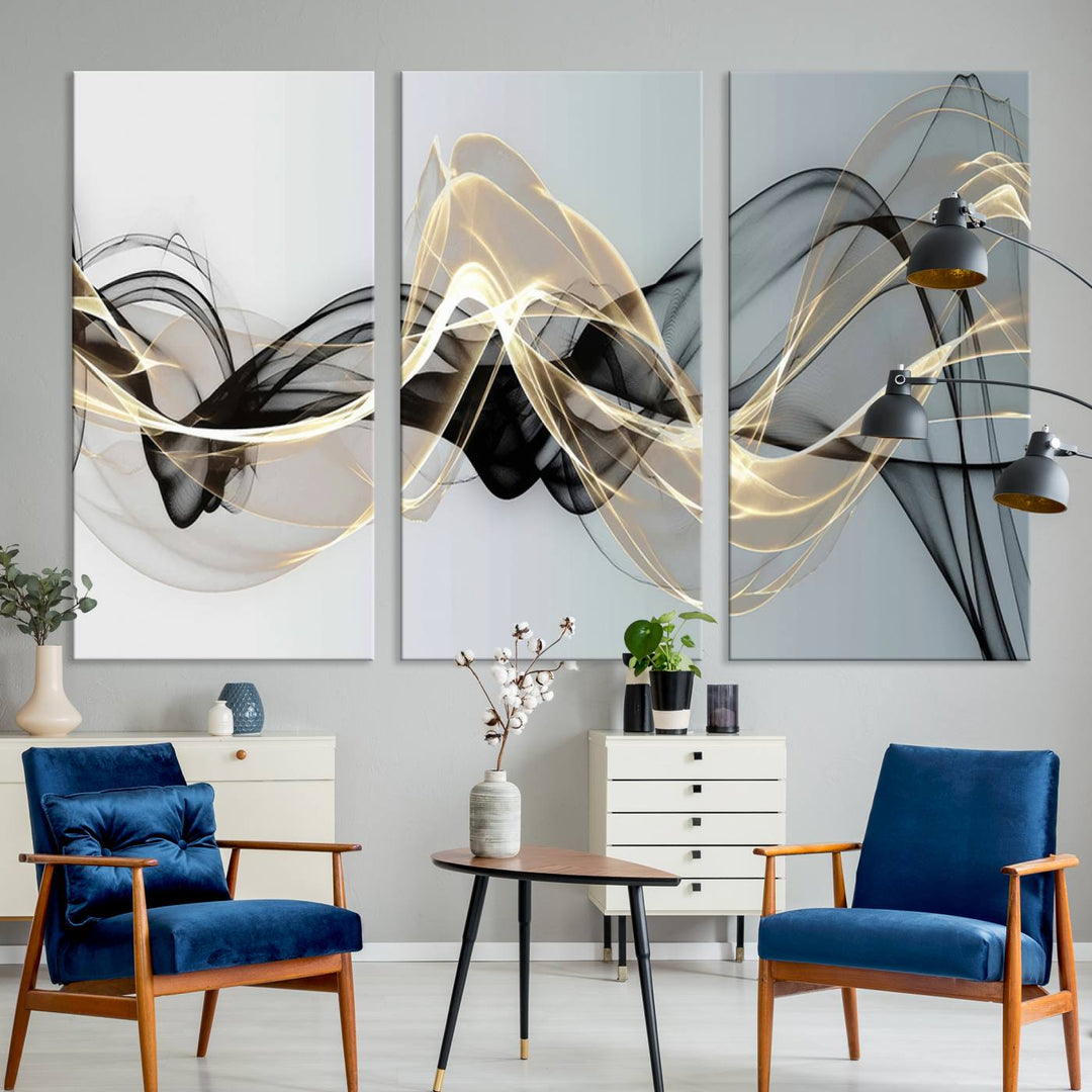 Modern Abstract Art Multi Panel Wall Art Canvas Print