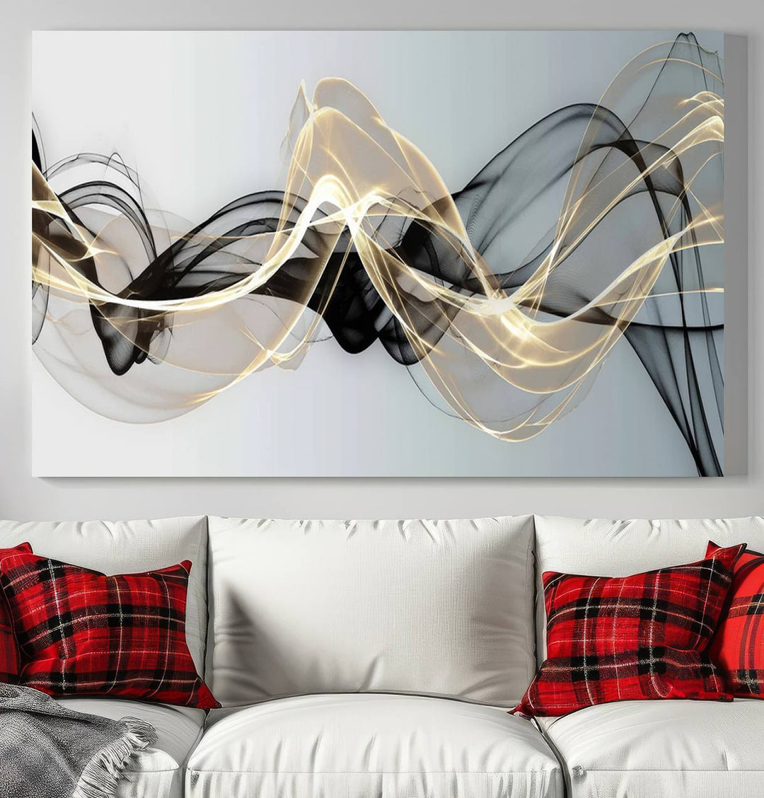 Modern Abstract Art Multi Panel Wall Art Canvas Print