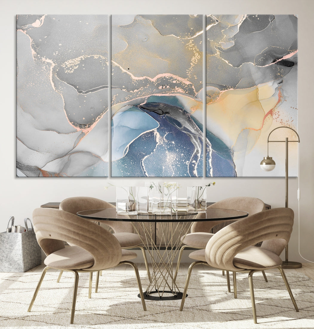 Modern Abstract Painting on Giclee Canvas Wall Art Print for Living Room Decor