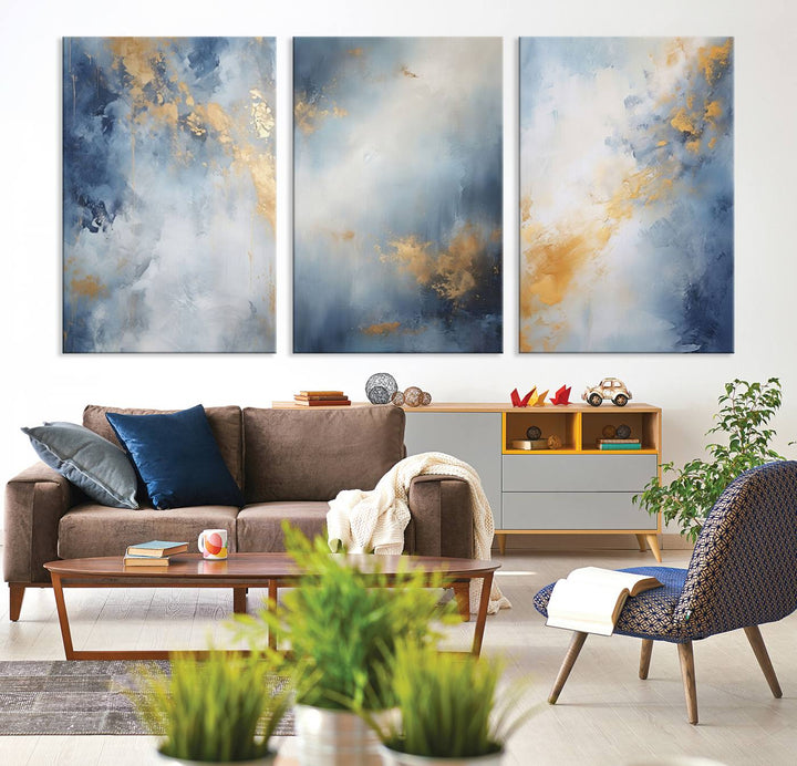 Modern Abstract Wall Art Canvas Print Set