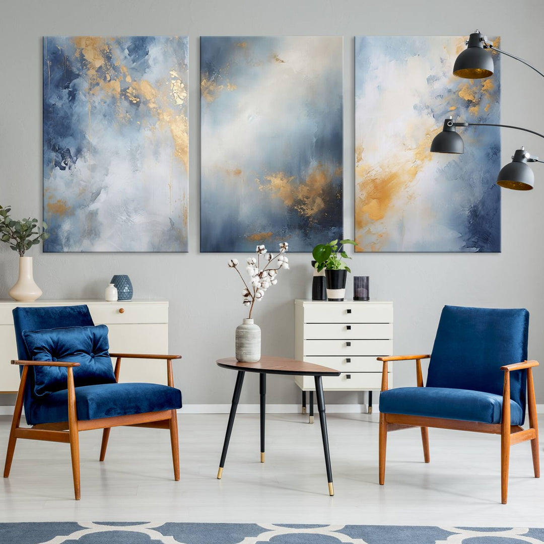 Modern Abstract Wall Art Canvas Print Set