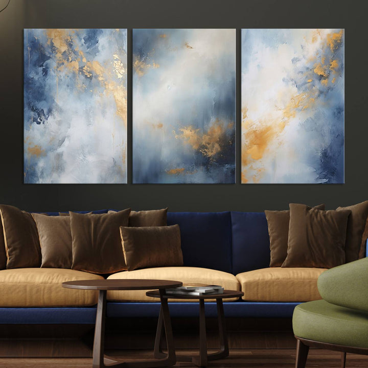 Modern Abstract Wall Art Canvas Print Set