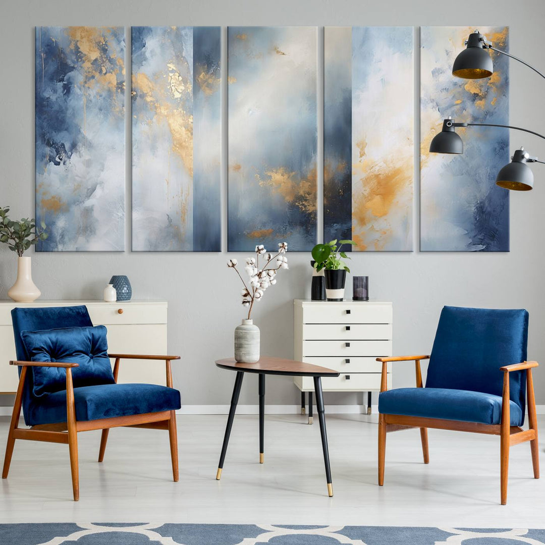 Modern Abstract Wall Art Canvas Print Set