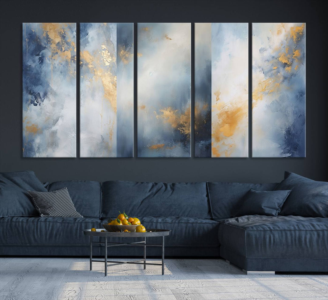 Modern Abstract Wall Art Canvas Print Set