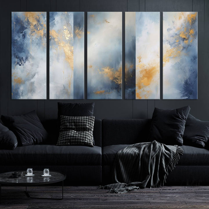 Modern Abstract Wall Art Canvas Print Set