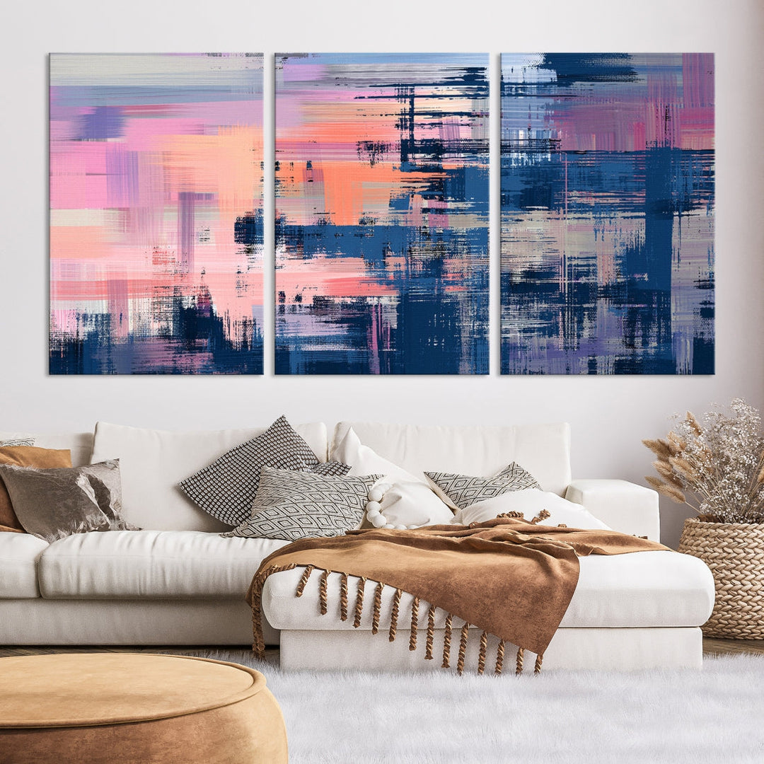 Modern Abstract Wall Art Painting Extra Large Canvas Print for Home Decor