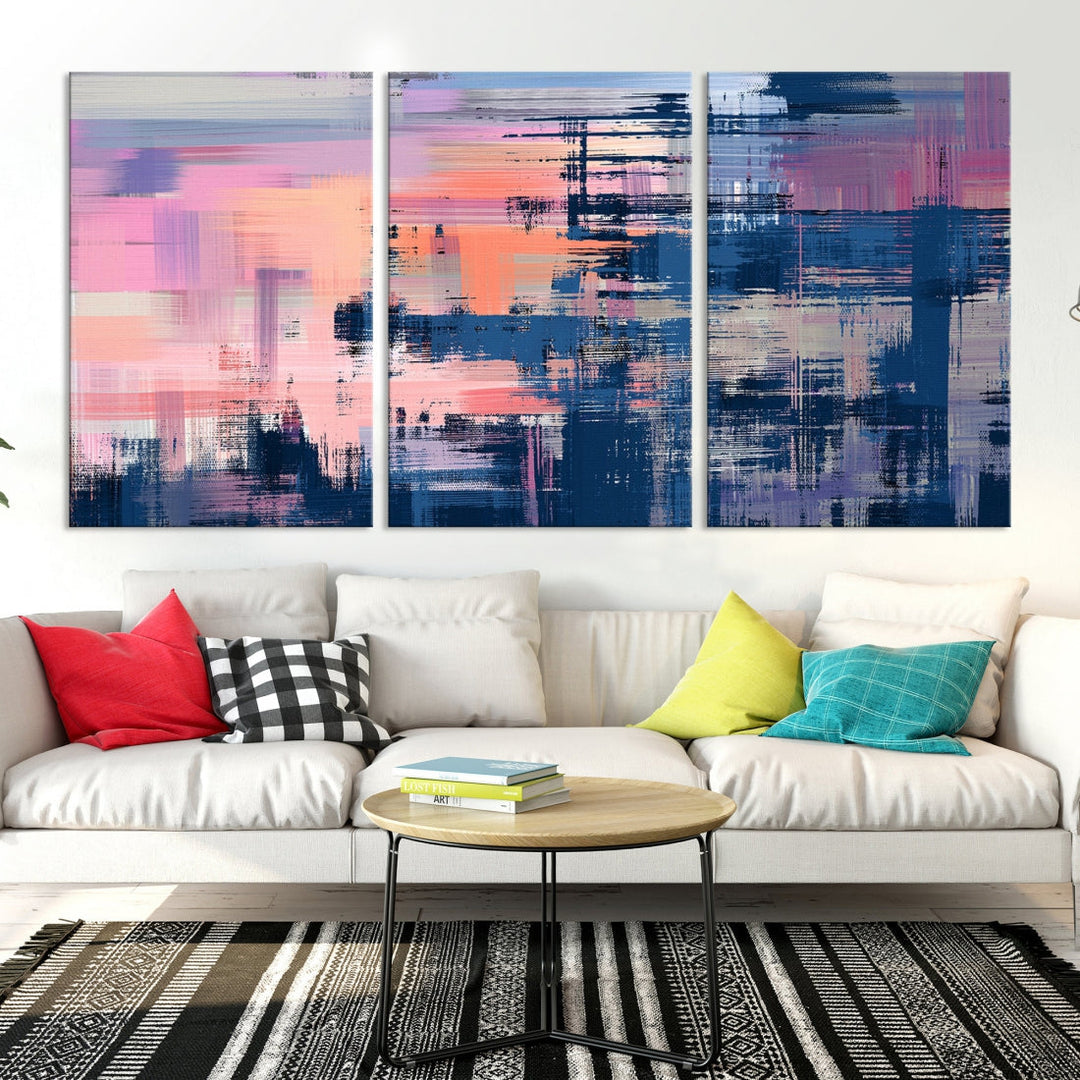 Modern Abstract Wall Art Painting Extra Large Canvas Print for Home Decor