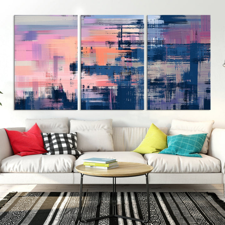 Modern Abstract Wall Art Painting Extra Large Canvas Print for Home Decor