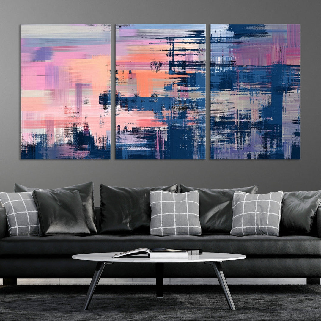 Modern Abstract Wall Art Painting Extra Large Canvas Print for Home Decor