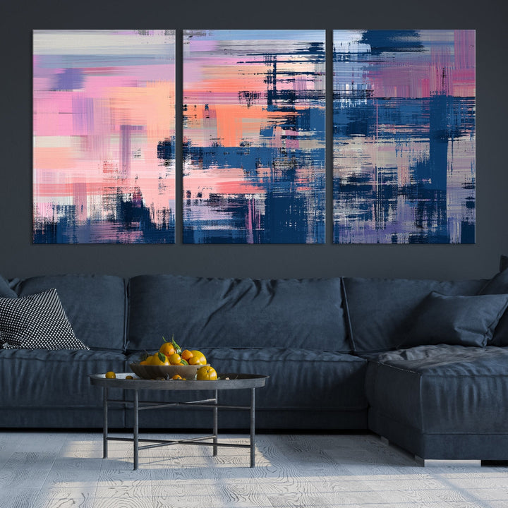 Modern Abstract Wall Art Painting Extra Large Canvas Print for Home Decor