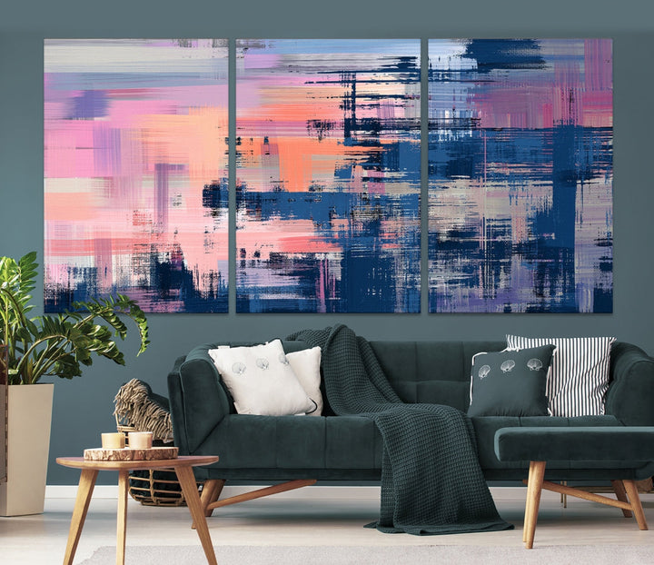 Modern Abstract Wall Art Painting Extra Large Canvas Print for Home Decor