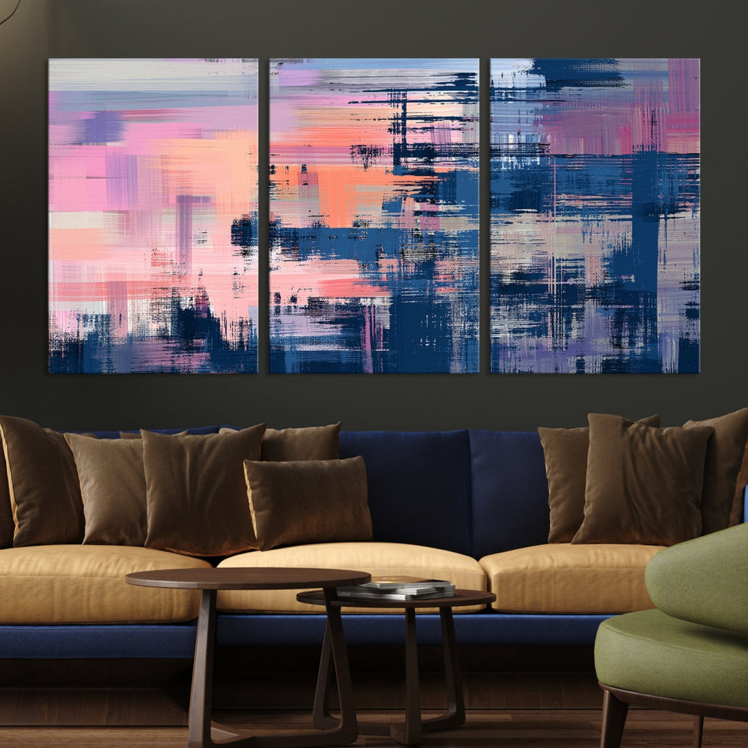 Modern Abstract Wall Art Painting Extra Large Canvas Print for Home Decor