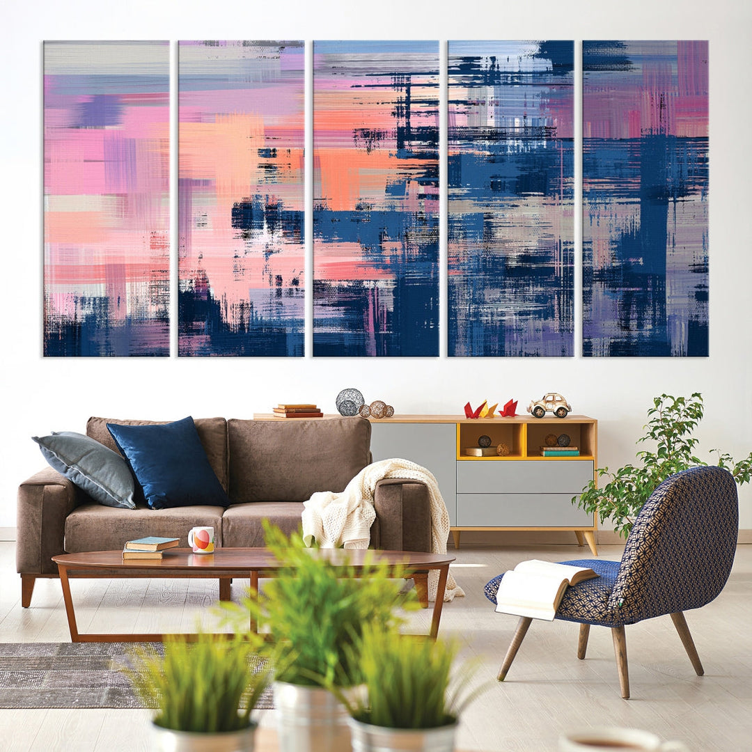 Modern Abstract Wall Art Painting Extra Large Canvas Print for Home Decor