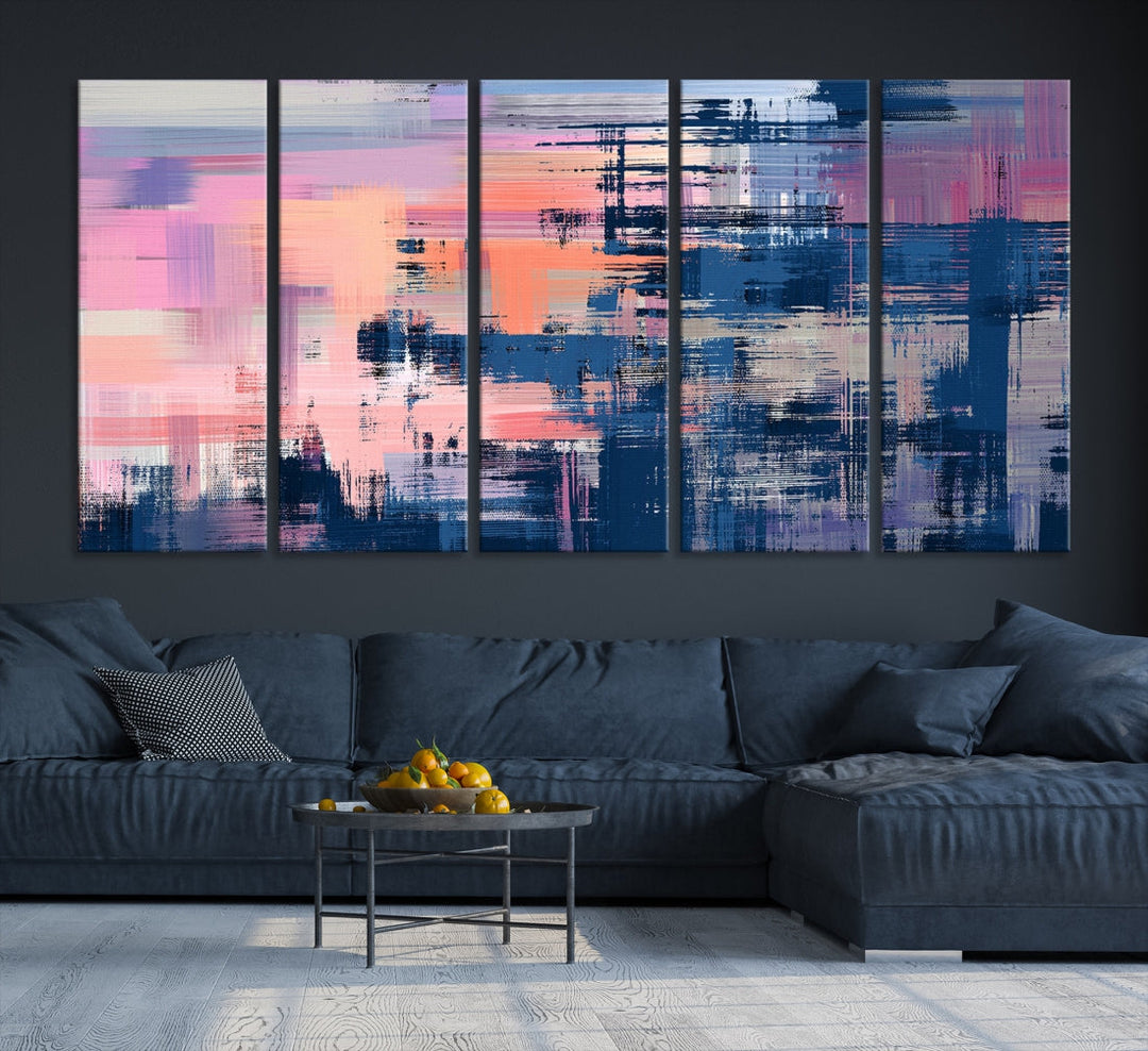 Modern Abstract Wall Art Painting Extra Large Canvas Print for Home Decor