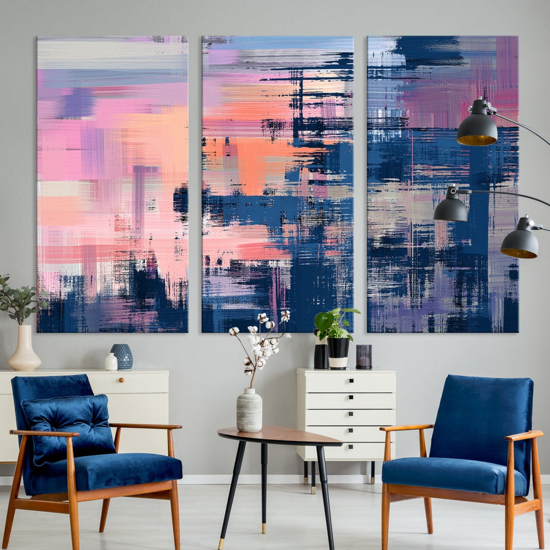 Modern Abstract Wall Art Painting Extra Large Canvas Print for Home Decor