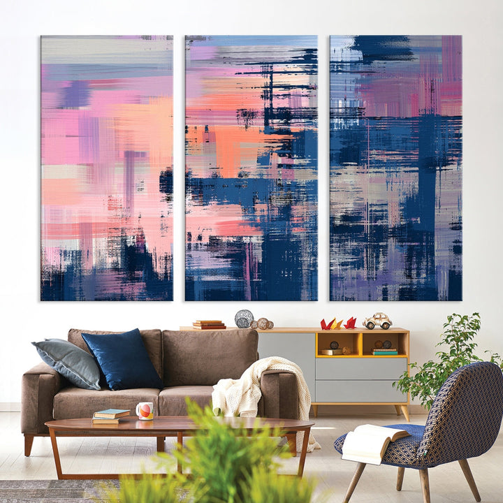 Modern Abstract Wall Art Painting Extra Large Canvas Print for Home Decor