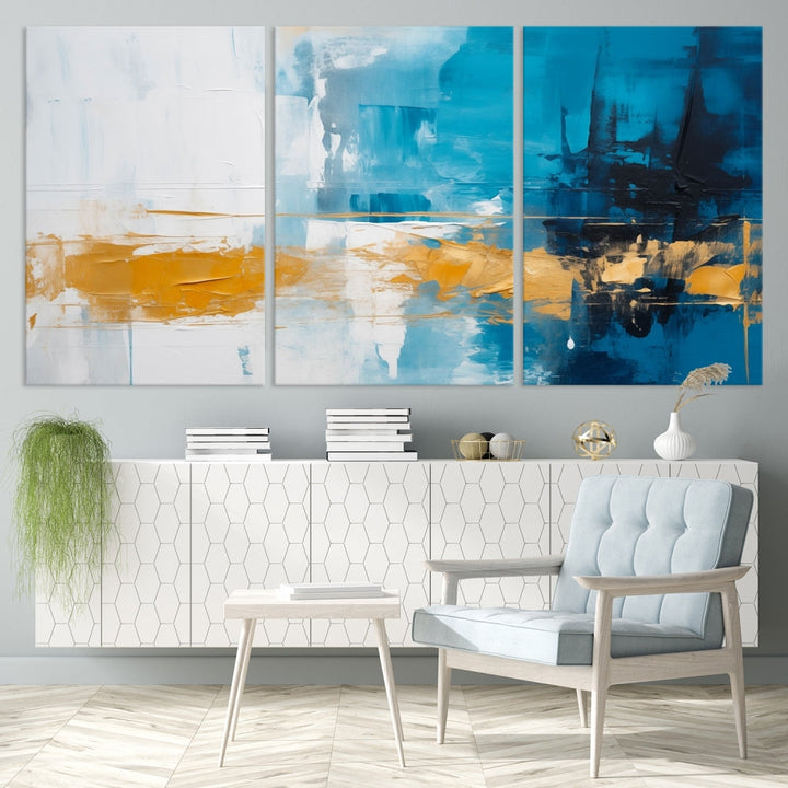 Modern Abstract Wall Decor Luxury Wall Art Canvas Print Stretched Printed Shipped Fine Art