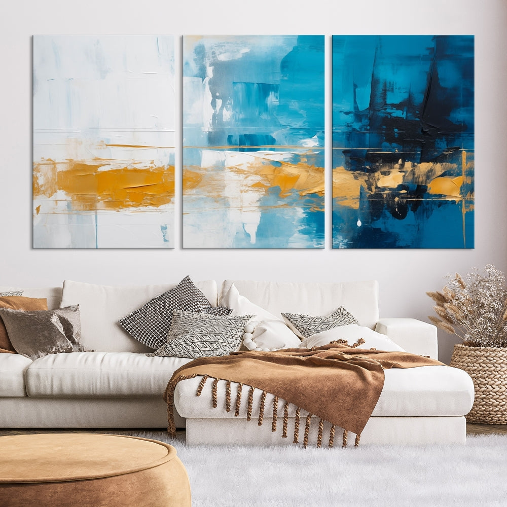 Modern Abstract Wall Decor Luxury Wall Art Canvas Print Stretched Printed Shipped Fine Art