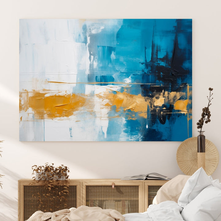 Modern Abstract Wall Decor Luxury Wall Art Canvas Print Stretched Printed Shipped Fine Art