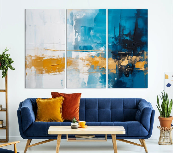 Modern Abstract Wall Decor Luxury Wall Art Canvas Print Stretched Printed Shipped Fine Art