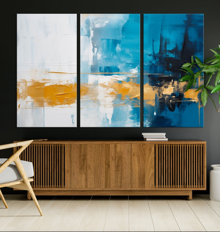 Modern Abstract Wall Decor Luxury Wall Art Canvas Print Stretched Printed Shipped Fine Art