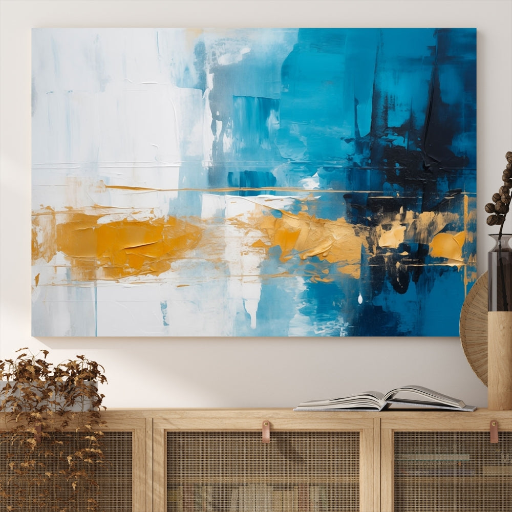 Modern Abstract Wall Decor Luxury Wall Art Canvas Print Stretched Printed Shipped Fine Art