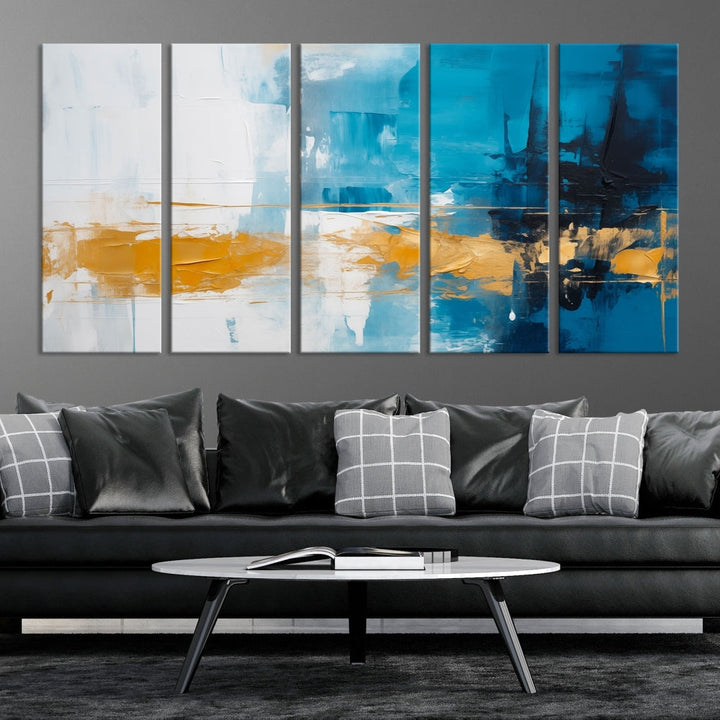 Modern Abstract Wall Decor Luxury Wall Art Canvas Print Stretched Printed Shipped Fine Art