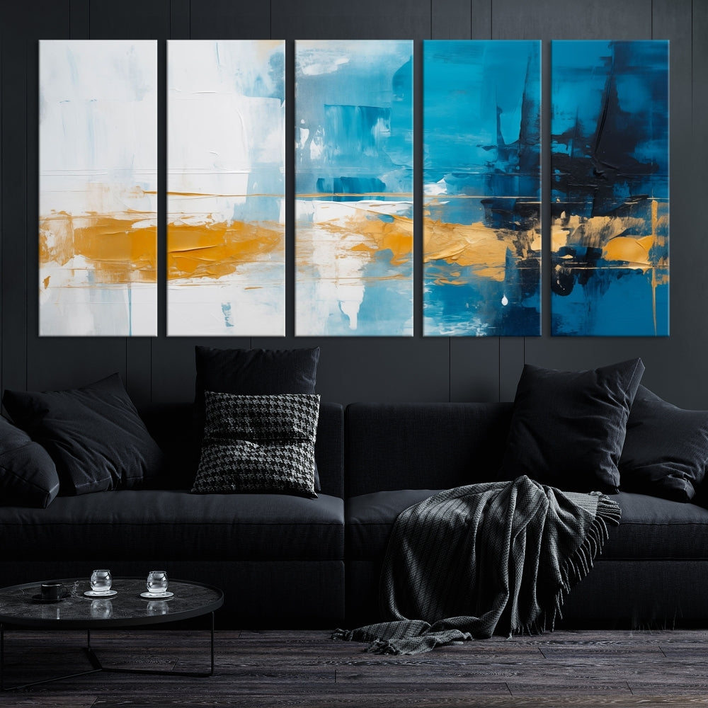 Modern Abstract Wall Decor Luxury Wall Art Canvas Print Stretched Printed Shipped Fine Art