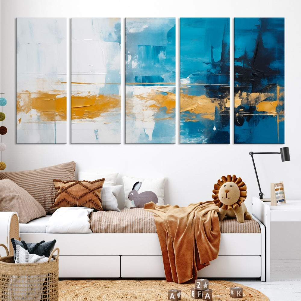 Modern Abstract Wall Decor Luxury Wall Art Canvas Print Stretched Printed Shipped Fine Art