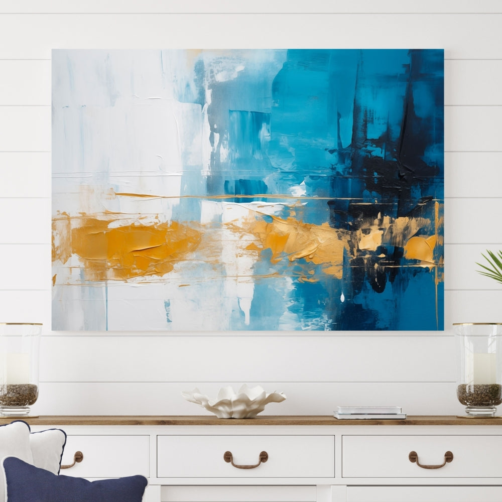 Modern Abstract Wall Decor Luxury Wall Art Canvas Print Stretched Printed Shipped Fine Art