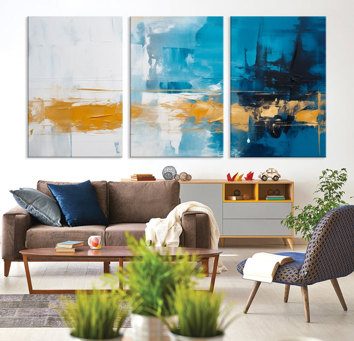 Modern Abstract Wall Decor Luxury Wall Art Canvas Print Stretched Printed Shipped Fine Art