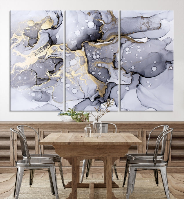 Modern Extra Large Abstract Painting on Giclee Canvas Wall Art Print