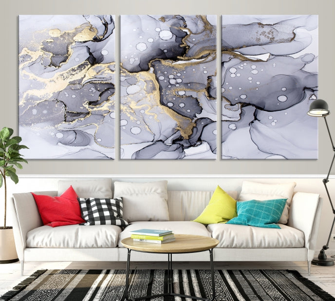 Modern Extra Large Abstract Painting on Giclee Canvas Wall Art Print