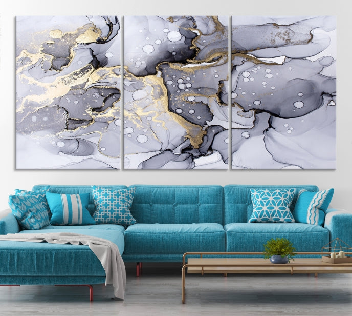 Modern Extra Large Abstract Painting on Giclee Canvas Wall Art Print