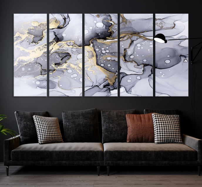 Modern Extra Large Abstract Painting on Giclee Canvas Wall Art Print