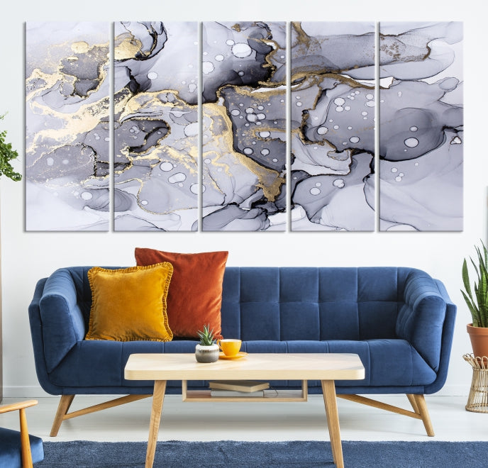 Modern Extra Large Abstract Painting on Giclee Canvas Wall Art Print