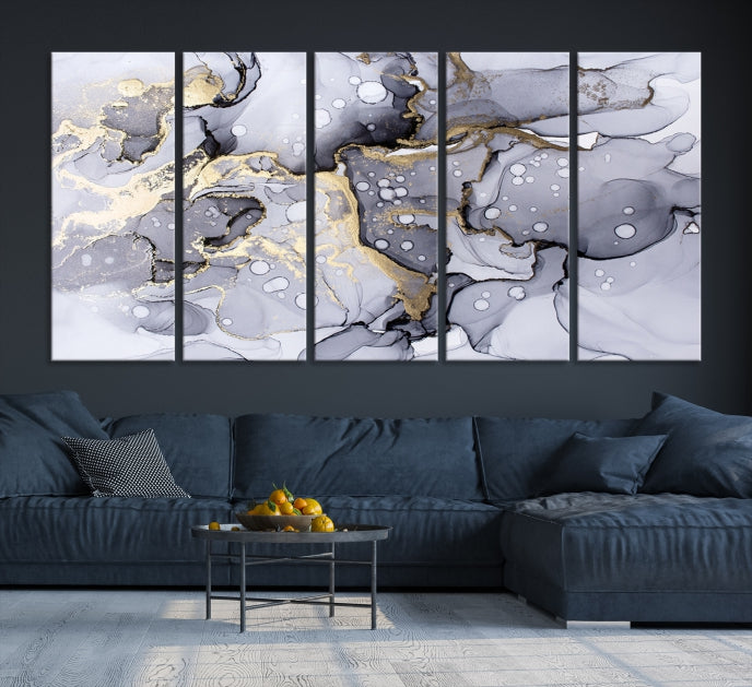 Modern Extra Large Abstract Painting on Giclee Canvas Wall Art Print