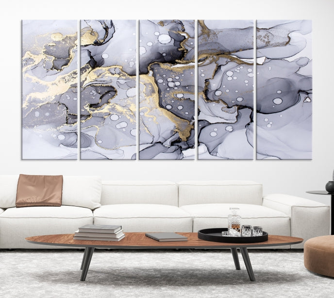 Modern Extra Large Abstract Painting on Giclee Canvas Wall Art Print