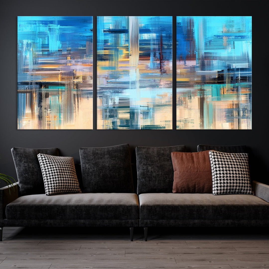 Modern Work of Art Painting on Canvas Large Wall Art Print