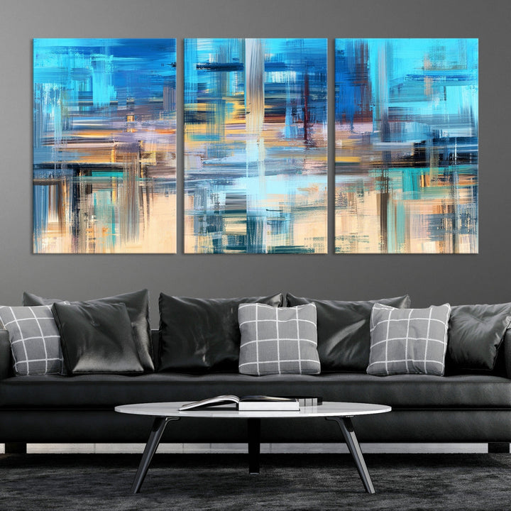 Modern Work of Art Painting on Canvas Large Wall Art Print